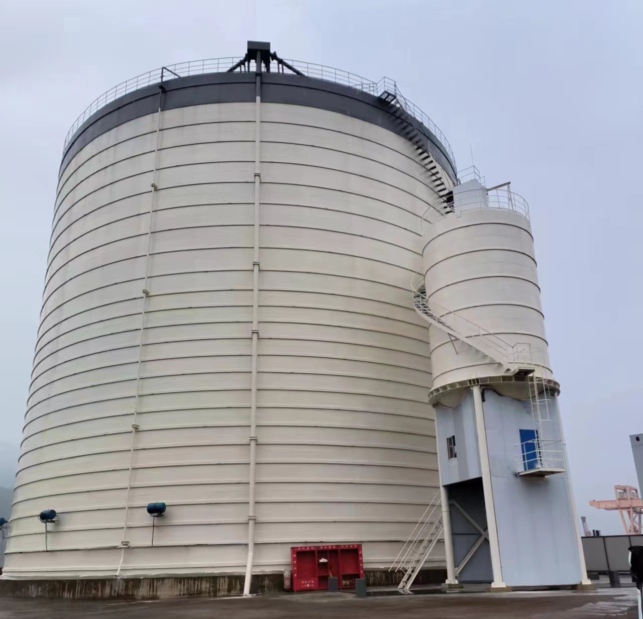 天镇10万吨水泥钢板库