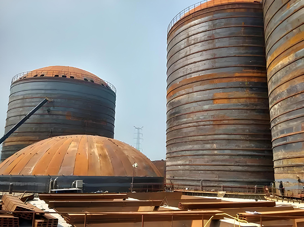 天镇焦粉钢板仓